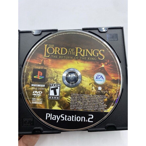 Lord of the Rings The Return of the King (PlayStation 2 PS2) Disc Only Tested - Picture 1 of 2